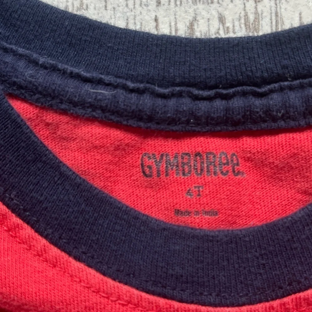 Little boys Gymboree pirate Gorilla Peg Leg T-shirt 4T toddler red